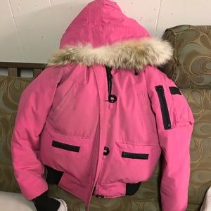 Pink Bomber Canada Goose Jacket